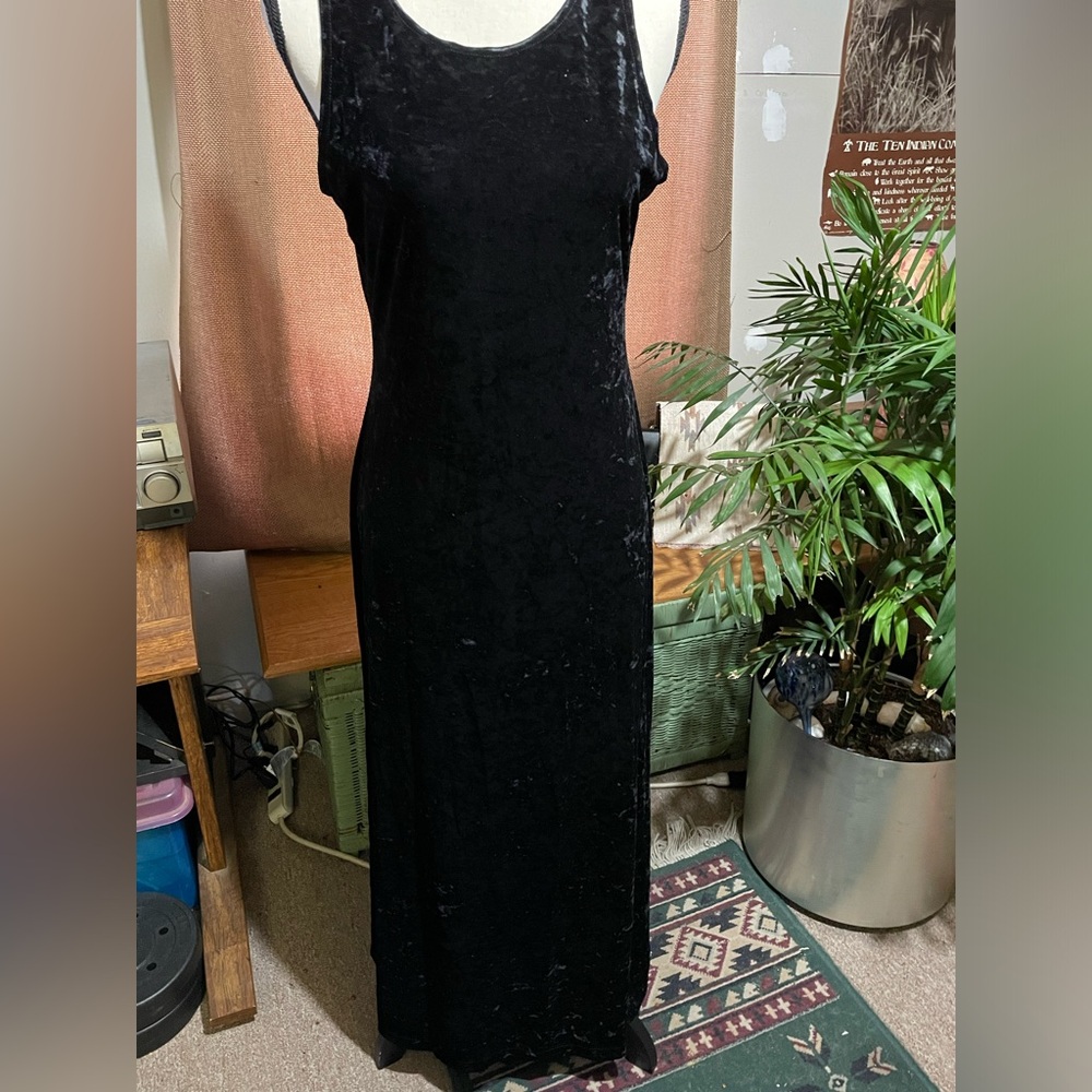 Woman’s velour dress